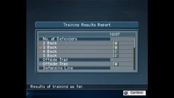 Pro Evolution Soccer Management — Screenshoty