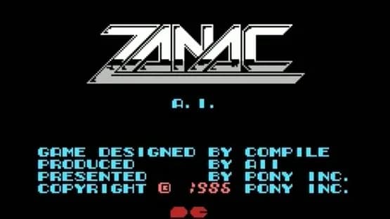 Zanac — Screenshoty