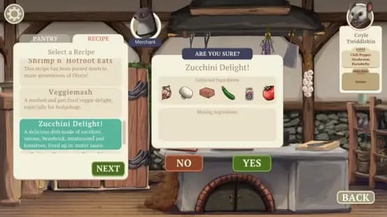 The Lost Legends of Redwall: Feasts & Friends — Screenshoty