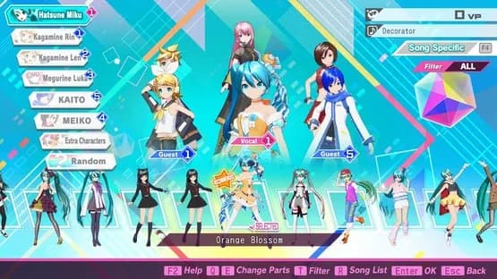 Hatsune Miku: Project Diva Mega Mix+ — Screenshots