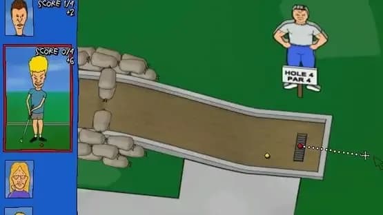 MTV's Beavis and Butt-head: Bunghole in One — Screenshots