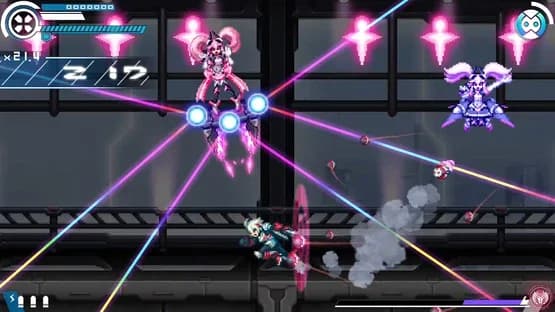 Gunvolt Chronicles: Luminous Avenger iX — Screenshoty