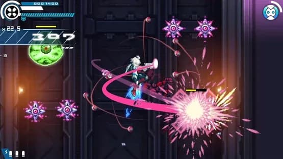 Gunvolt Chronicles: Luminous Avenger iX — Screenshoty