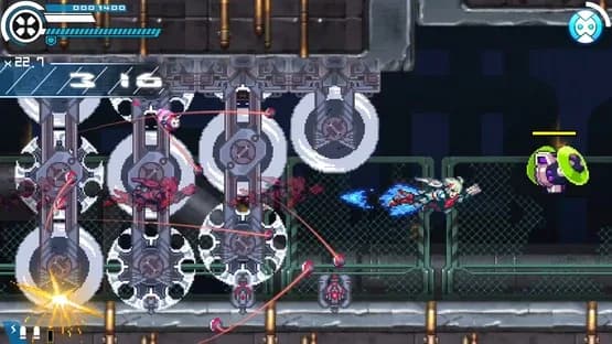 Gunvolt Chronicles: Luminous Avenger iX — Screenshoty