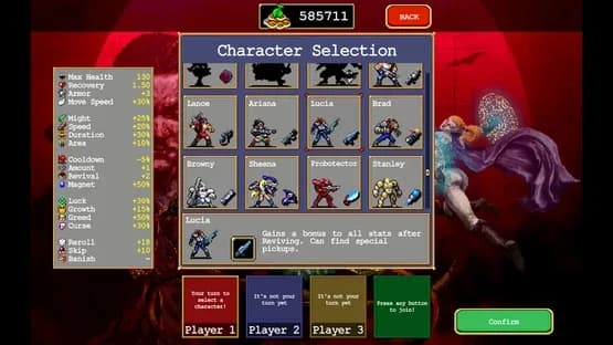 Vampire Survivors: Operation Guns — Screenshoty