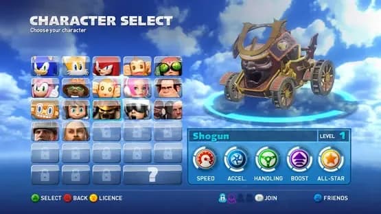 Sonic & All-Stars Racing Transformed — Screenshoty
