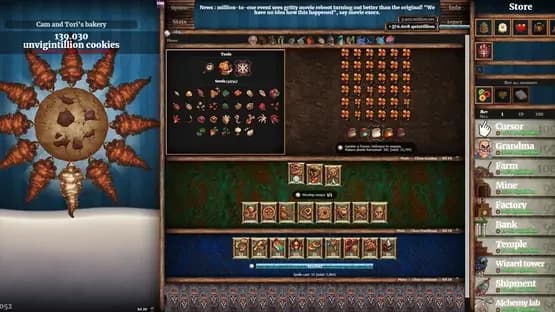 Cookie Clicker — Screenshoty