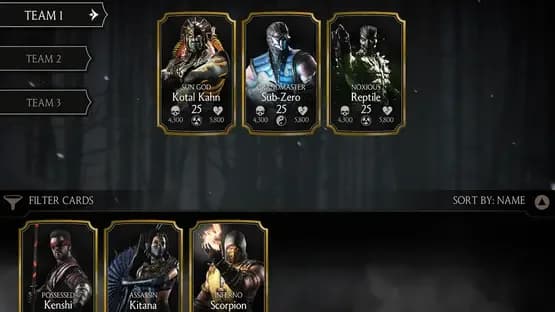 Mortal Kombat Mobile — Screenshoty