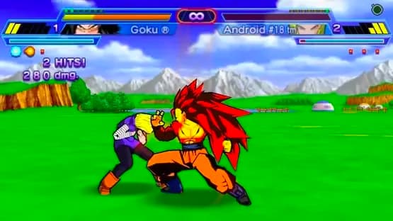 Dragon Ball Z: Shin Budokai - Another Road — Screenshoty