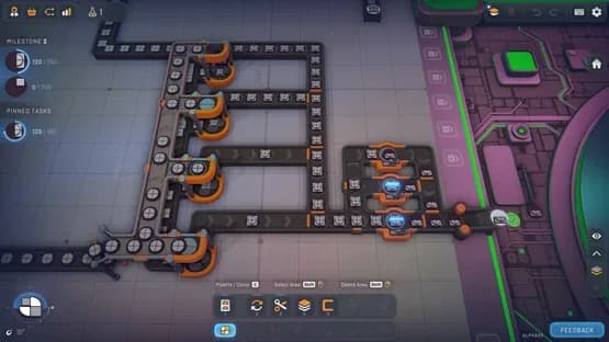 Shapez 2: Factory — Screenshoty