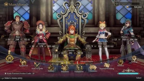 Romancing SaGa 2: Revenge of the Seven — Screenshoty