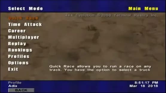 4x4 EVO — Screenshoty