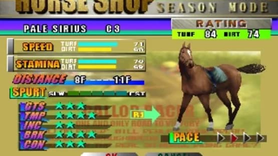 Gallop Racer — Screenshots
