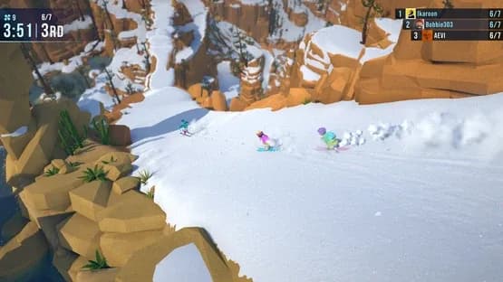 Lonely Mountains: Snow Riders — Screenshoty