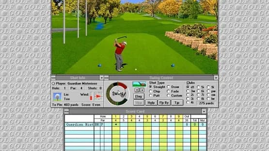 Microsoft Golf 2.0 — Screenshoty