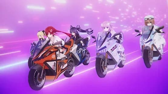 Neptunia Riders vs. Dogoos — Screenshoty