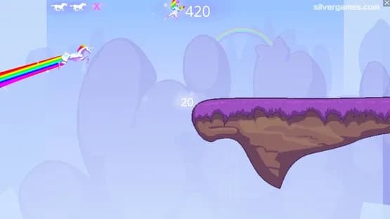 Robot Unicorn Attack — Screenshoty