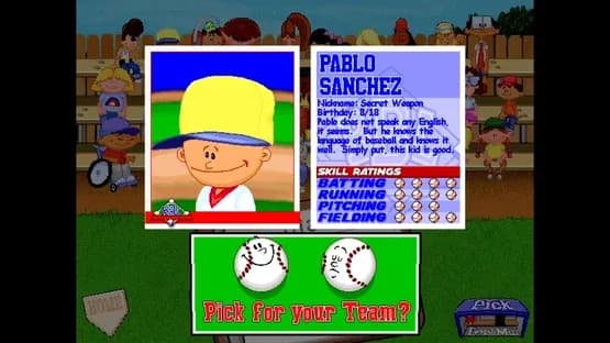 Backyard Baseball '97 — Screenshoty