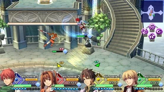 Ys vs. Trails in the Sky: Alternative Saga — Screenshoty