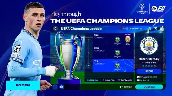 FC Mobile — Screenshoty