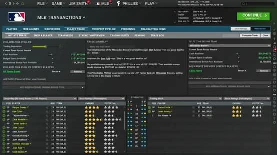 Out of the Park Baseball 26 — Screenshoty