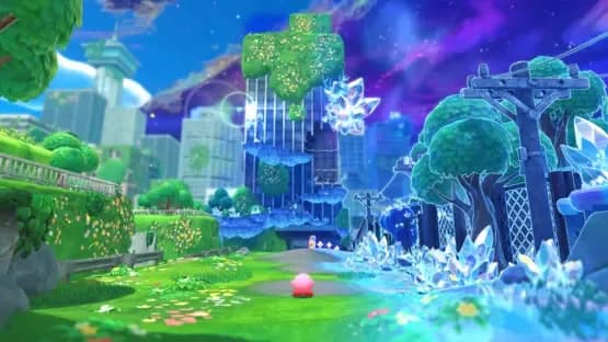 Kirby and the Forgotten Land: Nintendo Switch 2 Edition + Star-Crossed World — Screenshoty
