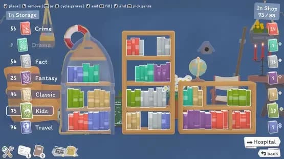 Tiny Bookshop — Screenshoty