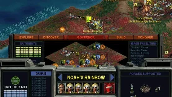 Sid Meier's Alpha Centauri — Screenshoty