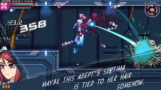 Azure Striker Gunvolt Trilogy Enhanced — Screenshoty