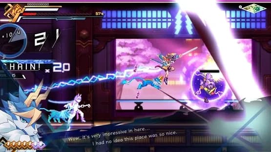 Azure Striker Gunvolt Trilogy Enhanced — Screenshoty