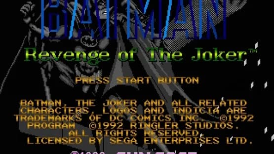 Batman: Revenge of the Joker — Screenshoty