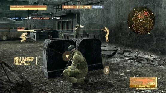 Metal Gear Online — Screenshoty