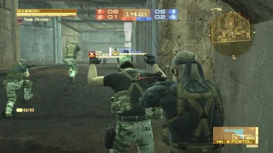 Metal Gear Online — Screenshoty