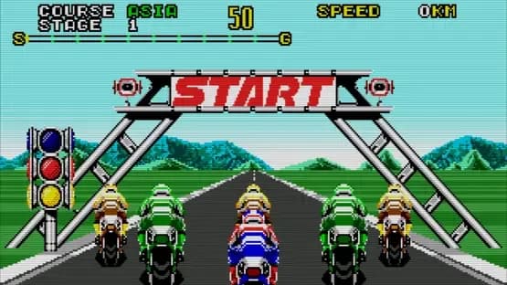 Super Hang-On — Screenshoty