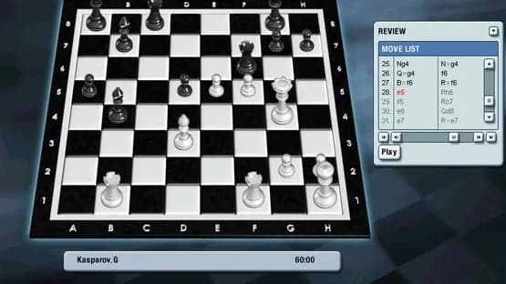 Kasparov Chessmate — Screenshoty