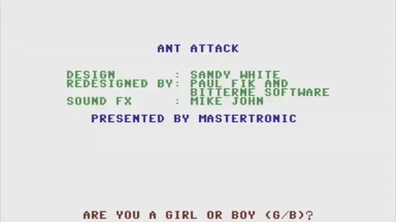 Ant Attack — Screenshoty