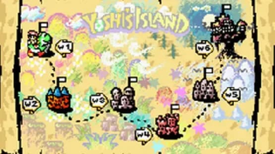 Yoshi's Island: Super Mario Advance 3 — Screenshoty