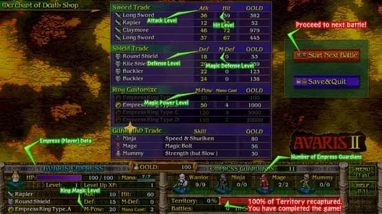 Avaris 2 — Screenshots