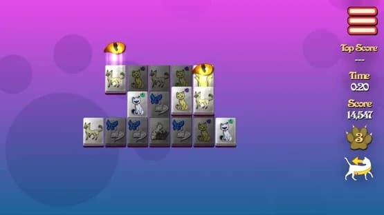 Meow-Jong Solitaire — Screenshoty