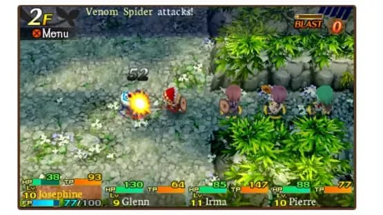 Etrian Mystery Dungeon — Screenshoty