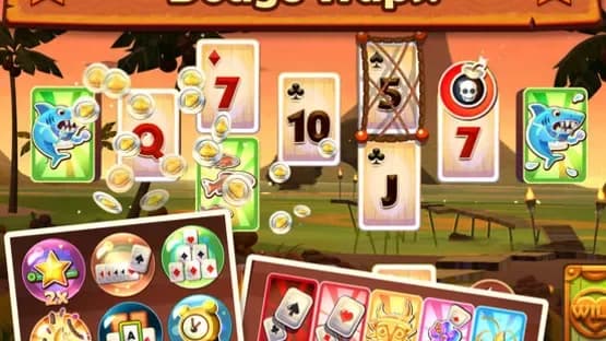 Tiki Solitaire TriPeaks — Screenshoty