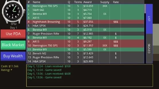 Gun-Running War Dogs — Screenshoty