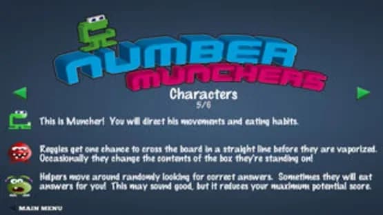 Number Munchers — Screenshoty