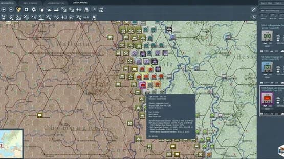 Gary Grigsby's War in the West — Screenshoty
