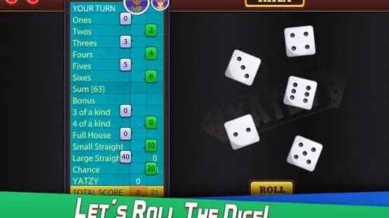 Yatzy: Classic Dice Game — Screenshoty