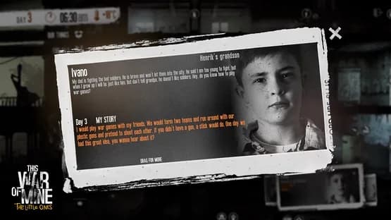 This War of Mine: The Little Ones — Screenshoty