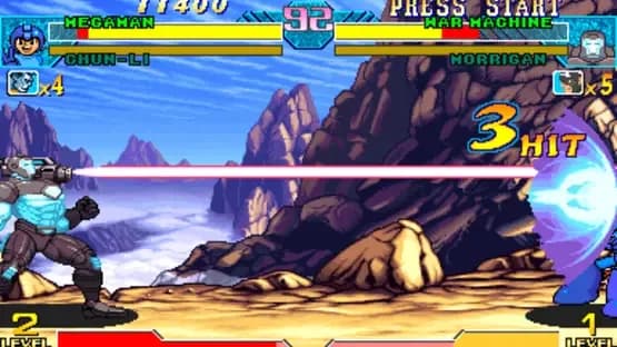 Marvel vs. Capcom: Clash of Super Heroes — Screenshoty
