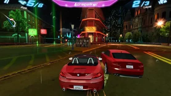 Asphalt 6: Adrenaline — Screenshoty