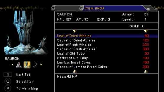 The Lord of the Rings: Tactics — Screenshots