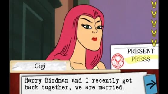Harvey Birdman: Attorney at Law — Screenshoty
